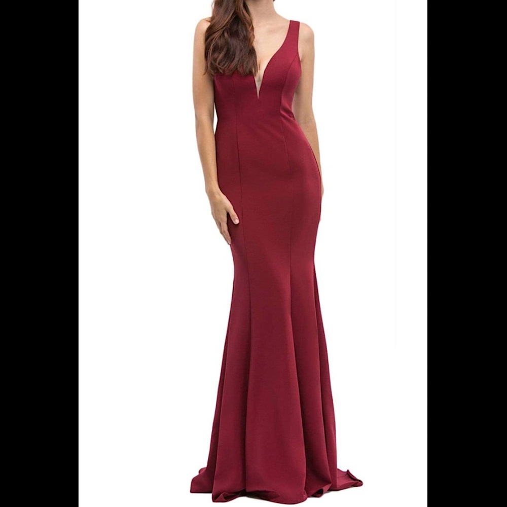 Eureka PROM DRESS- Trendy low cut and open back prom dress, only worn once!